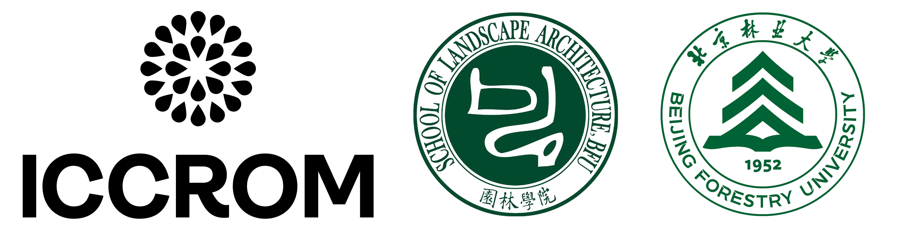 Joint Lab of Heritage & Landscape Conservation by BFU and ICCROM, Beijing Forestry University logo